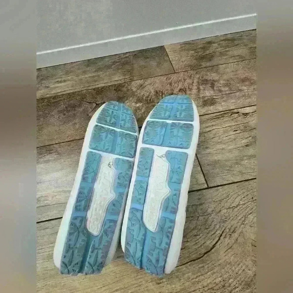 WOMENS FLORAL FLOATERS , blue and white Size 8 - Picture 9 of 12